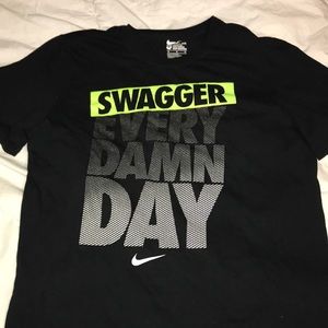 Nike Graphic T-Shirt “Swagger Every Damn Day”